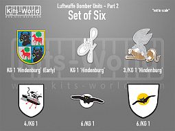 Kitsworld SAV Sticker Set - Luftwaffe Bomber Units - Part 2 